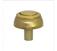Fauhapyway Bouton poussoir doré pour chasse d'eau Siamp Storm 33A, 48 mm, double chasse d'eau de rechange pour trous de chasse d'eau 38-44 mm (B)