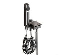 Fauhapyway Buse de pulvérisation haute pression pour bidet - Valve d'angle de sortie - Design compact en cuivre - Mécanisme anti-refoulement (A)