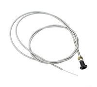 Fauhapyway Câble de commande universel pour carburateur Push Pull Choke Control Wire 243,8 cm en métal découpable, pour tracteurs de pelouse et karts
