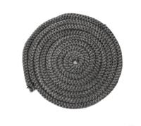 Fauhapyway Corde en fibre de verre pour poêle à bois résistant à la chaleur 12 mm de diamètre 2 m de longueur (3)
