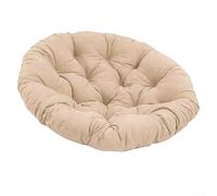 Fauhapyway Coussin de Siège Rond Confortable pour Chaise de Patio 59,9 cm en Polyester pour Panier Suspendu, Balançoire, Intérieur ou Extérieur, Salon (A)