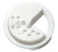 Fauhapyway Couvercle d'assaisonnement en plastique PP étanche Blanc | Plastique PP de qualité alimentaire, matériau sans BPA, résistant à la rouille, durable pour la cuisine quotidienne