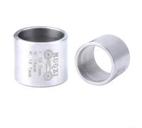 Fauhapyway Ensemble de bagues d'amortisseur arrière en acier inoxydable pour VTT 15 mm de diamètre extérieur compatible avec Fox pour Manitou X-Fusion