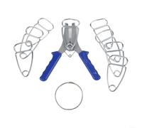 Fauhapyway Ensemble de pinces à ressort robustes en acier inoxydable pour le travail du bois, pour le bricolage, les cadres photo, les moules et les garnitures en bois, 80 mm