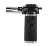 Fauhapyway Flamme réglable au butane pour les réparations de soudure et barbecue en plein air coupe-vent en plein air BBQ lance-flammes soudage allumage automatique (B)