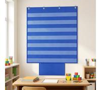 Fauhapyway Grand Tableau de Poche Éducatif 71x71cm pour Grand Tableau de | Idéal maths, comptage jours, valeurs de position, taille généreuse 71x71cm, usage quotidien