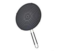 Fauhapyway Grille en acier inoxydable pour écran anti-éclaboussures 32 x 50 | Résistant à la chaleur jusqu'à 230 °C, bord en silicone flexible, s'adapte à la plupart des poêles, empêche les déversements