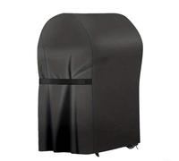 Fauhapyway Housse de barbecue robuste en tissu Oxford 210D imperméable avec attaches latérales et cordon de serrage en bas pour Weber For Char For Broil pour Landmann 77 x 67 x 110 cm (sans poignée)