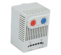 Fauhapyway Interrupteur thermostat compact pour chauffages électriques et systèmes de refroidissement, thermostat compact de 0 à 60 ℃, interrupteur de contrôleur de température électrique mécanique