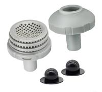 Fauhapyway Intex Kit de connecteurs de jet d'eau pour piscine hors sol facile à installer, pièces de rechange pour tuyau de 3,2 cm avec filtre et buse