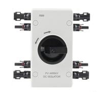 Fauhapyway Isolateur solaire PV CC 32 A 1000 V IP66 étanche photovoltaïque déconnexion rotative Système d'énergie marine RV