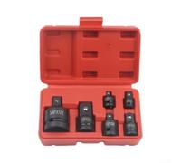 Fauhapyway Jeu Adaptateurs Ratchet 1/4 3/8 1/2 Pouces pour robuste Jeu Adaptateurs(6 pcsbox)