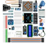 Fauhapyway Kit de 85 modules électroniques pour Arduino pour Mega 2560 pour Nano V3 Robotique domotique pour kit comprenant relais, capteur PIR