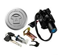 Fauhapyway Kit de verrouillage d'allumage de moto ABS et commutateurs de rechange en fer pour Honda CBR250R