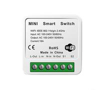 Fauhapyway Kit d'interrupteur sans fil avec télécommande WiFi et RF433 - Commutateurs externes intelligents compatibles avec l'application vocale (C)