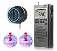 Fauhapyway Kit d'investigation paranormal avec radio SPIRIT Box, boules de capteur LED et haut-parleur pour la chasse, ensemble de 4 pièces (4 pièces)