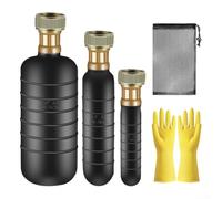 Fauhapyway Kit Vessie Débouchage Tuyau 1-6 Pouces Haute Pression | Haute pression 40-80 PSI, technologie pulsation eau, élimine graisse et débris tenaces, usage pour intérieur extérieur