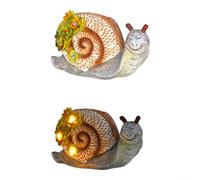 Fauhapyway Lampe Hérisson Résine Jardin Extérieur pour lumière Chaude Lampe(woN)