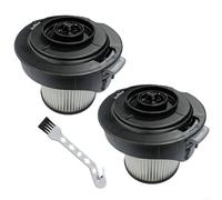 Fauhapyway Lot de 2 filtres HEPA lavables H13 pour aspirateur sans fil Miele DuoFlex HX1, avec brosse