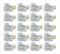 Fauhapyway Lot de 20 amortisseurs d'encre de taille standard pour DX4 XP600 | Tête carrée, compatible avec les têtes DX5/Dx4/XP600, empêche l'encrassement, lot de 20 pièces, compatible noir/couleur