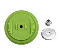 Fauhapyway Lot de 3 couvre-têtes de tondeuse en plastique avec écrou et joint pour protection de lame de tondeuse à gazon et entretien de coupe de gazon de jardin