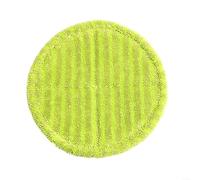 Fauhapyway Lot de 6 chiffons de nettoyage ronds en microfibre réutilisables pour balai électrique 16 cm lavable en machine