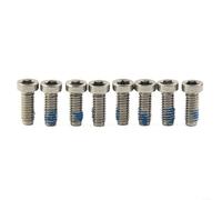 Fauhapyway Lot de 8 boulons de plateau en acier inoxydable pour SRAM AXS pour Force Red pour Rival QUARQ 12 vitesses vis de manivelle argent T20.