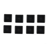 Fauhapyway Lot de 8 capuchons d'extrémité de rail pour panneau solaire - 40 x 40 mm - Profil de montage PV - Réduit le bruit du vent - Blocage de la saleté et de l'eau - Améliore la finition