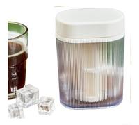 Fauhapyway Machine à infusion à froid avec couvercle hermétique 300 ml | Compact 12,5 x 9 x 5,7 cm, ABS léger, s'adapte aux sacs à dos, idéal pour le bureau ou les voyages