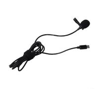 Fauhapyway Micro cravate pour streaming en direct et entretiens avec audio clair - Microphone à condensateur filaire pour iPhone pour appareil photo reflex numérique Android 1,5 m (pour type C)