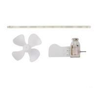 Fauhapyway Mini générateur d'éolienne à LED, kit éducatif, outil de démonstration d'énergie avec rotation à 360 degrés pour l'apprentissage des sciences