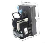 Fauhapyway Moteur Rotation Lente 2RPM pour Cuisson Extérieure | 120V standard, 2RPM constant, pour idéal rotissoire, barbecue, foyer, cuisson lente contrôlée