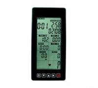 Fauhapyway Ordinateur de vélo LCD numérique moniteur d'exercice fitness écran stationnaire elliptique entraîneur temps vitesse distance calories compteur