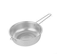 Fauhapyway Passoire à Pâtes 5L pour Famille Nombreuse | Maille fine uniforme, drainage rapide, acier inoxydable rust-proof, 29cm, pour idéal pâtes