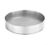 Fauhapyway Passoire Chinoise pour Farine Sucre Pâtisserie | Acier 304 pour robuste, maille 60 fine, bordures polies, 30x30cm, lavage facile