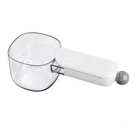 Fauhapyway Pelle de cuisine multi-usage pour farine de riz et céréales | Matériau ABS et PET, plastique, surface lisse, design antirouille, blanc perle ou couleur crème
