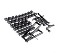 Fauhapyway Pince de serrage à 4 voies pour le travail du bois - Outil d'ingénierie en plastique - Largeur de dessus de table - Grand panneau - Projet de fabrication de meubles