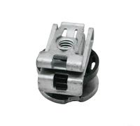 Fauhapyway Plaque de compensation de phare avant 1Ta9941111 Métal ABS Pièce de rechange Noir Argent