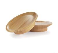 Fauhapyway Plateau à charcuterie pour verre à vin, élégant plateau de charcuterie pour hors-d'œuvre et desserts, fabriqué à partir de bois, empêche les déversements salissants pour les repas inquiets