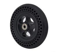 Fauhapyway Pneu solide de 15,2 cm x 3,8 cm avec moyeu de roue pour fauteuil roulant, scooter électrique Ottobock M2 non gonflable résistant aux crevaisons avant en caoutchouc