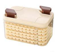 Fauhapyway pour bac à Glaçons Silicone 5 Niveaux 385 Cubes pour bac à(Cream White)