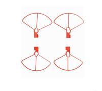 Fauhapyway Protection d'hélice légère, pour DJI Lito1 et Lito X1, pare-chocs anti-collision en ABS à dégagement rapide, protection pour vol extérieur (orange)
