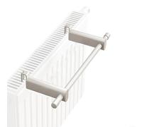Fauhapyway Radiateur porte-serviettes 30 cm, acier carbone et ABS à suspendre pour radiateurs de 0,3 m à 2 m