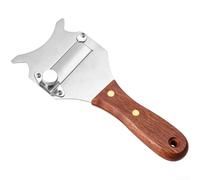Fauhapyway Râpe à Truffe Réglable Acier pour bois Râpe à Truffe Réglable | rotatif pour précis, de pour papier à épais, pour idéal truffes et fromages, acier inoxydable robuste(Flat edge)