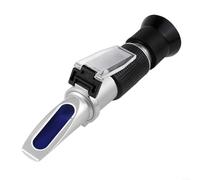 Fauhapyway Réfractomètre anti-gel 4 en 1 pour batterie de liquide de refroidissement, solution d'urée, testeur de glycol ATC, portée -50 °C, corps en laiton