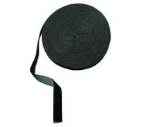 Fauhapyway Rouleau de ruban décoratif en velours de 10 m - Flocage d'un côté - Pour emballage de cadeaux - Couronne d'arbre - Bricolage - Artisanat - 1,5 cm de profondeur - Vert