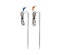 Fauhapyway Sonde Remplacement Thermomètre Cuisine Résistante(blue+red) | Lecture précise, acier inoxydable 304, idéal pour steak et volaille, montage sans outil