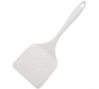 Fauhapyway Spatule Silicone Cuisine Large 33cm Résistante Chaleur | Tête large 12.5cm, retourne aliments facilement, silicone pour durable, ergonomique, usage quotidien(White)