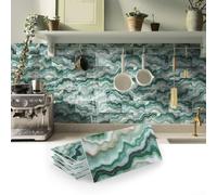 Fauhapyway Sticker Dosseret Salle de Bain 16pcs pour facile à Poser Sticker(B)