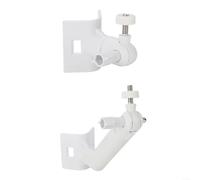Fauhapyway Support 2 en 1 pour caméra Ring Up Cam, Spotlight Cam, Arlo, Blink, Eufy, ABS et support de panneau solaire, blanc